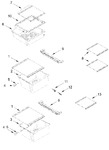 Diagram for Refrigerator Shelf Parts