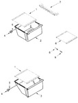 Diagram for Refrigerator Shelf Parts