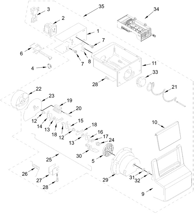 Diagram for WRS315SDHW09