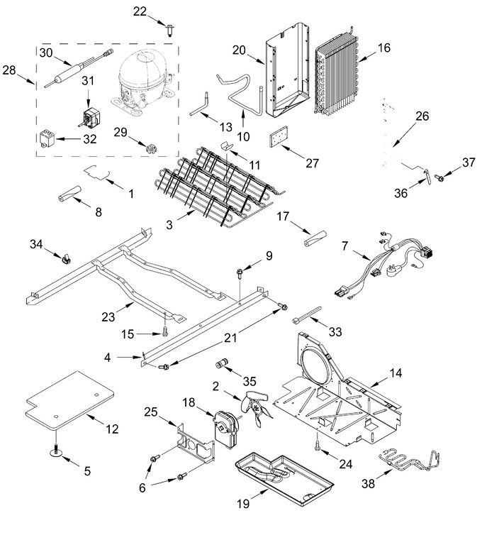 Diagram for WRS315SDHW09