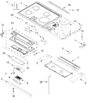 Diagram for Cooktop And Duct Parts