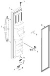 Diagram for Freezer Door Parts