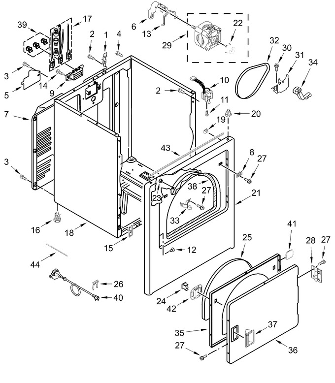 Diagram for YNED4655EW1