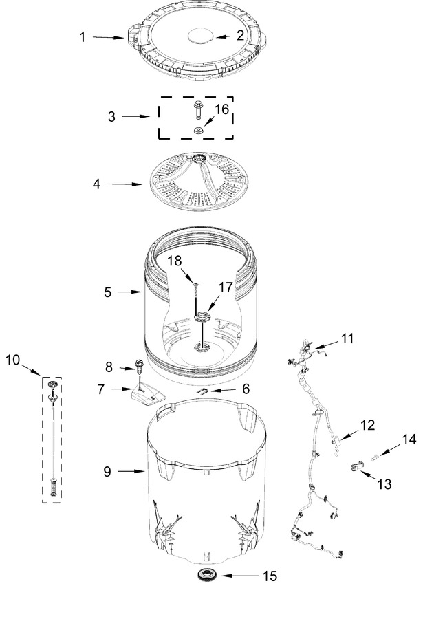 Diagram for WTW4100SW0
