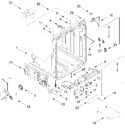 Diagram for Tub And Frame Parts