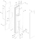 Diagram for Freezer Door Parts