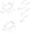 Diagram for Refrigerator Shelf Parts
