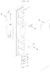 Diagram for Freezer Door Parts