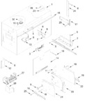 Diagram for Freezer Liner And Icemaker Parts