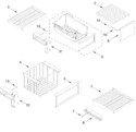 Diagram for Freezer Shelf Parts