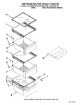 Diagram for 03 - Refrigerator Shelf Parts