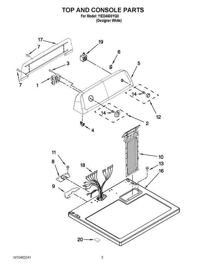Diagram for YIED4600YQ0
