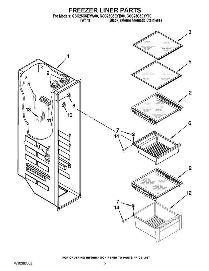 Diagram for GSC25C5EYB00