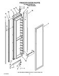 Diagram for 10 - Freezer Door Parts