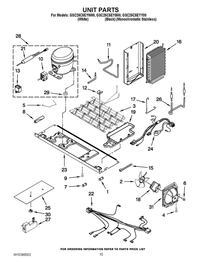 Diagram for GSC25C5EYY00