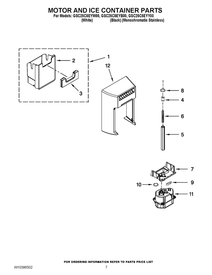 Diagram for GSC25C5EYW00