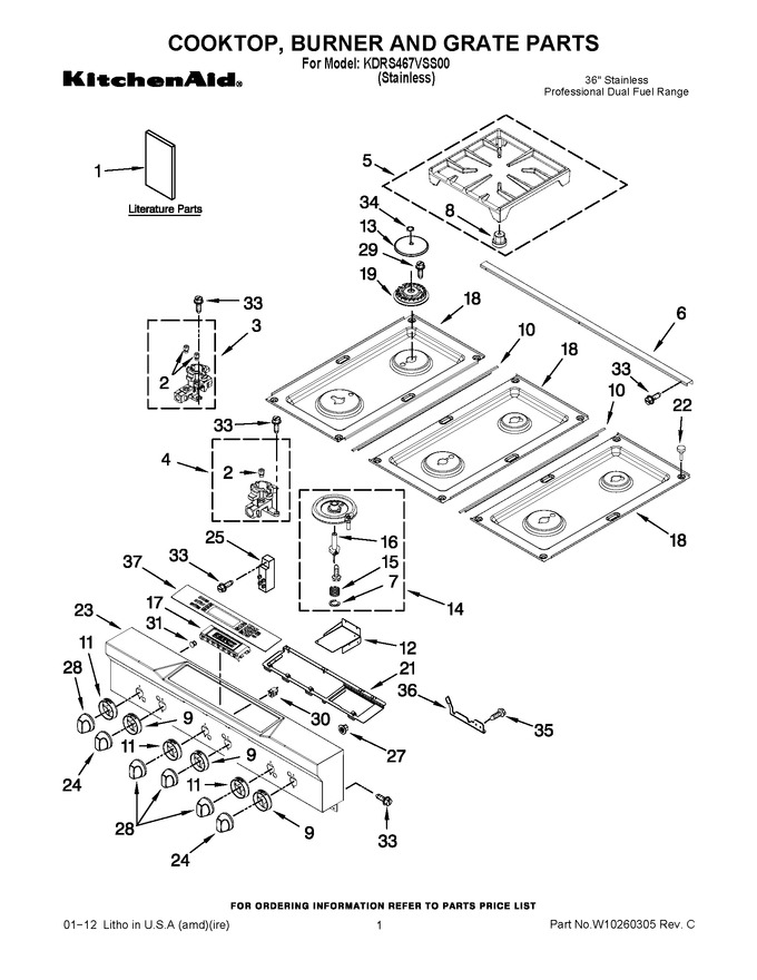 Diagram for KDRS467VSS00