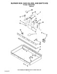 Diagram for 02 - Burner Box, Gas Valves, And Switches