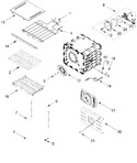 Diagram for Internal Oven Parts