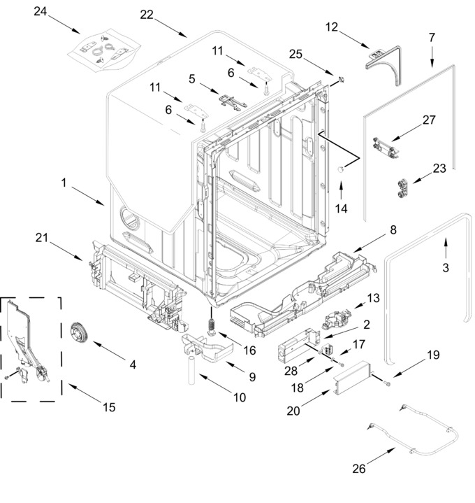 Diagram for WDT750SAKV4