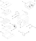 Diagram for Internal Oven Parts (18 In)