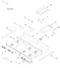 Diagram for Burner Box And Grill Parts