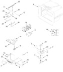 Diagram for Freezer Liner And Icemaker Parts