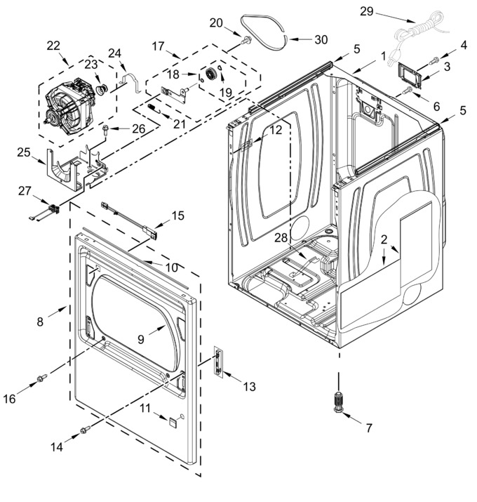 Diagram for MGD6230RHW4