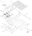 Diagram for Cooktop Parts