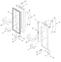 Diagram for Refrigerator Door Parts