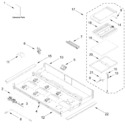 Diagram for Burner Box And Griddle Parts
