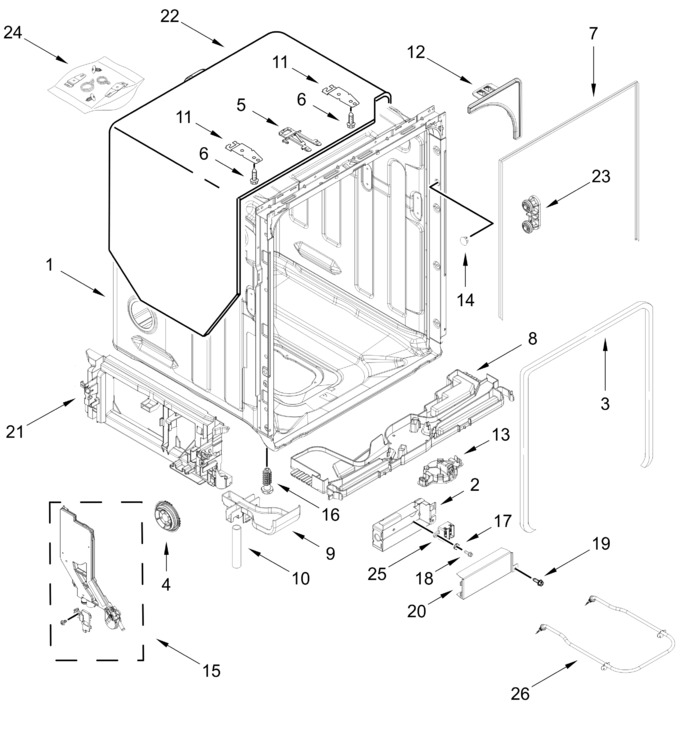 Diagram for MDFS3924RW3