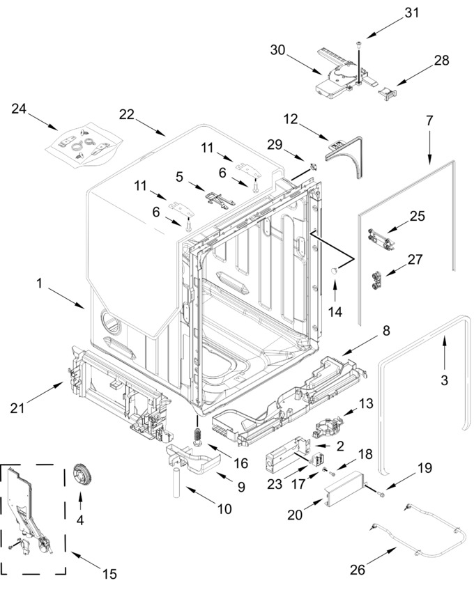 Diagram for KDTS624SPS0