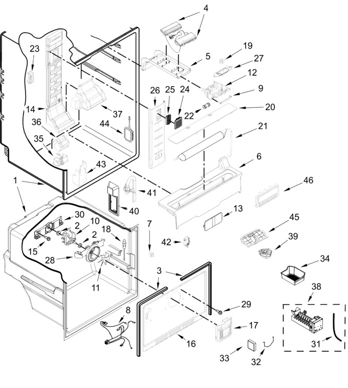 Diagram for KRFF300EBS05