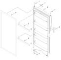 Diagram for Door Parts