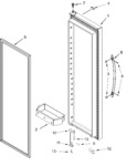 Diagram for Refrigerator Door Parts