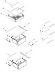 Diagram for Refrigerator Shelf Parts