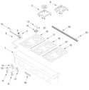 Diagram for Cooktop And Burner Parts