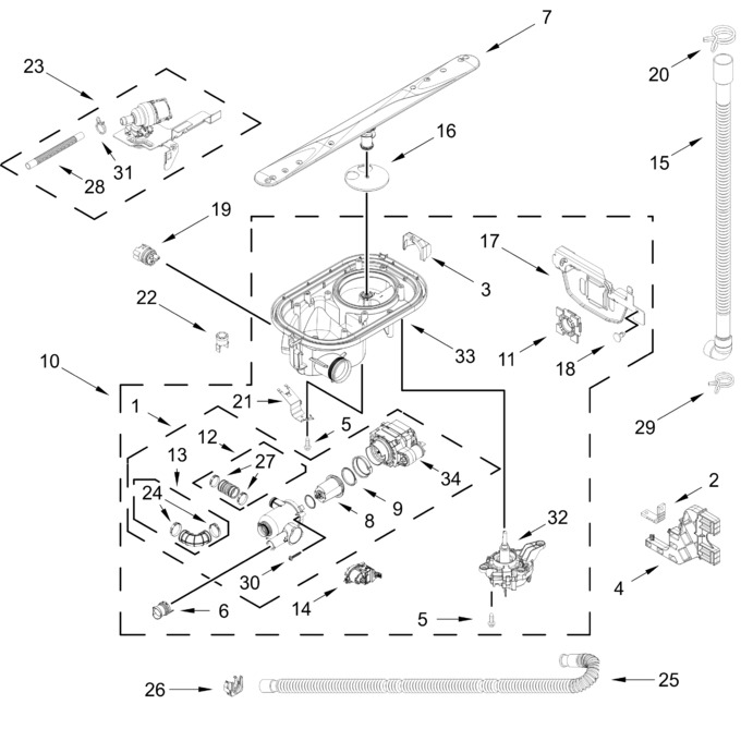 Diagram for KDTS464SPS0