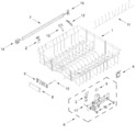 Diagram for Upper Rack And Track Parts