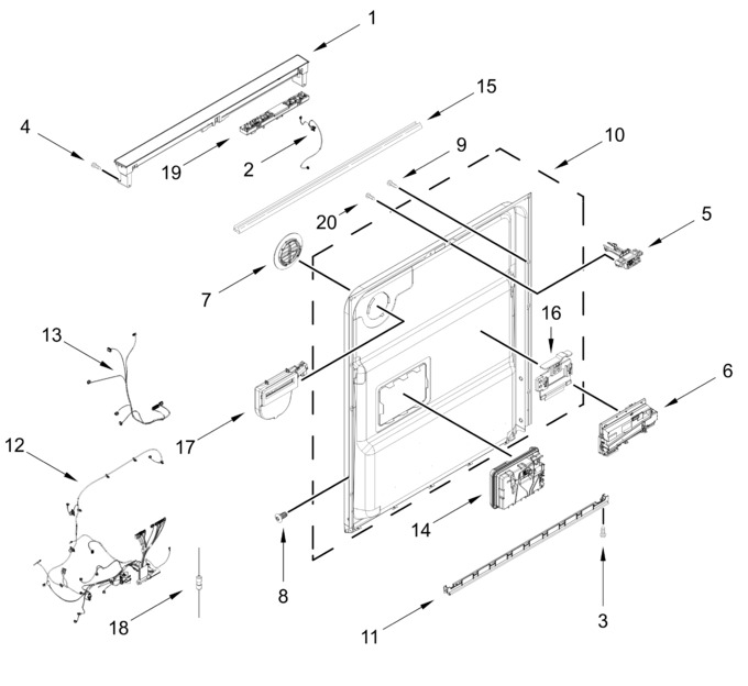 Diagram for WDT740SALW4