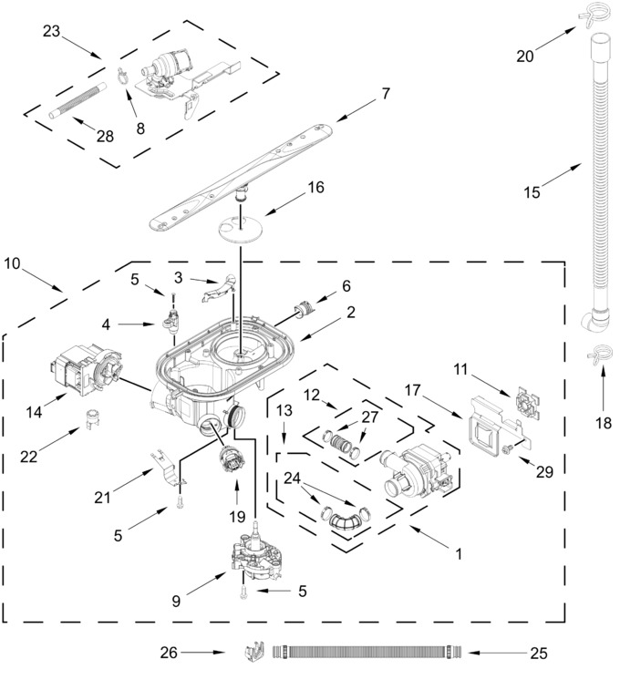 Diagram for WDT740SALW4