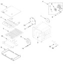 Diagram for 18-in Internal Oven Parts
