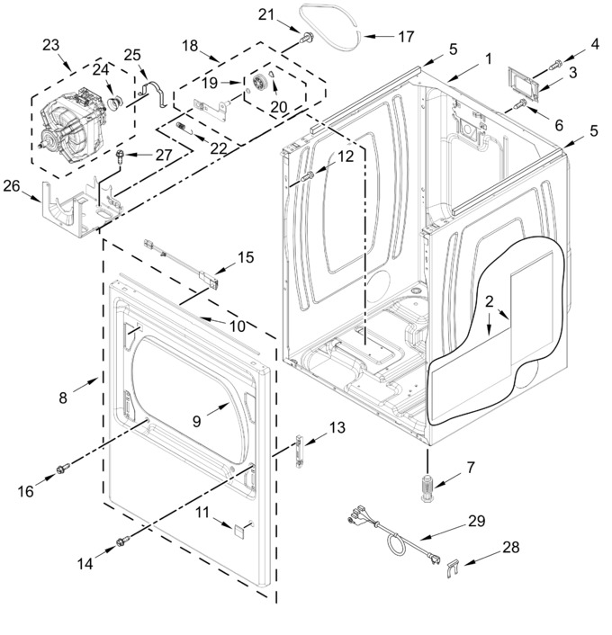 Diagram for YMED6230HW4,YMED6230HC4