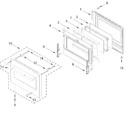 Diagram for Oven Door Parts (30 In)