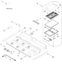 Diagram for Burner Box And Griddle Parts
