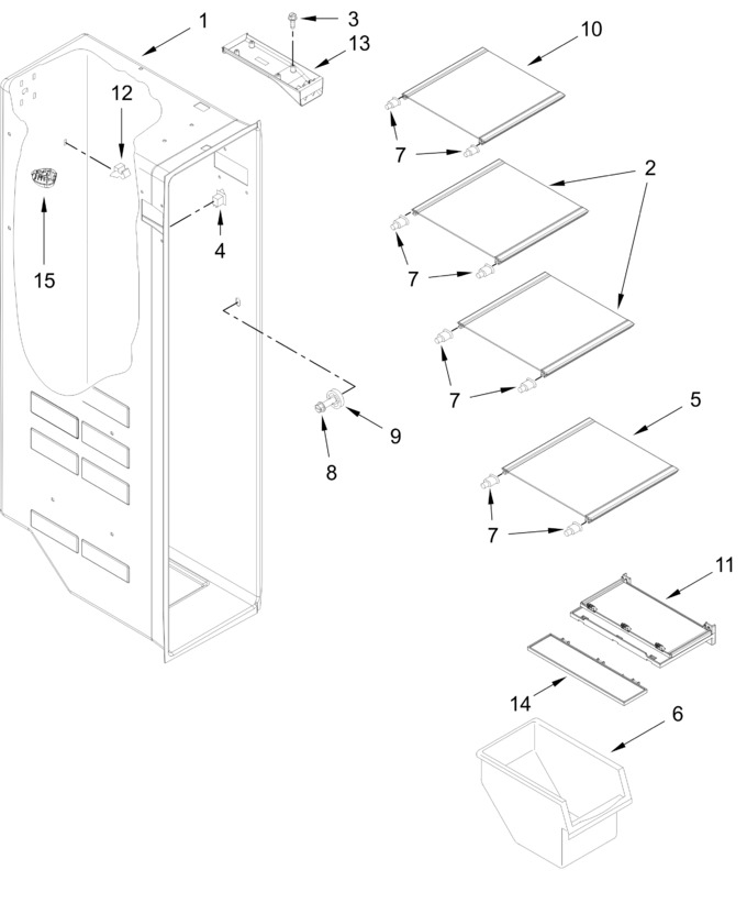 Diagram for WRS555SIHZ09