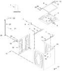 Diagram for Top And Cabinet Parts