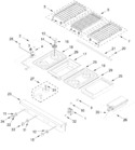 Diagram for Cooktop, Burner, Griddle, And Grill Parts