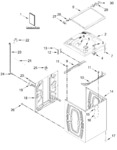 Diagram for Top And Cabinet Parts